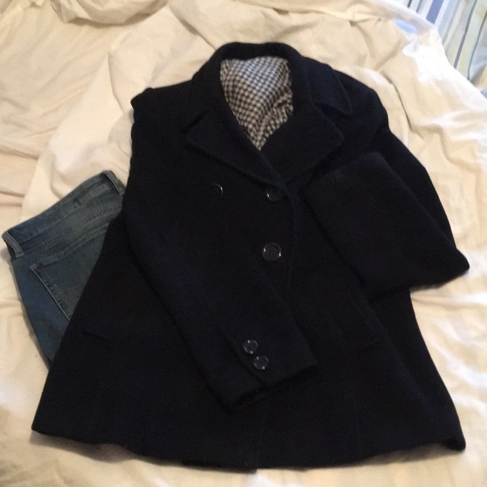Black pea coat